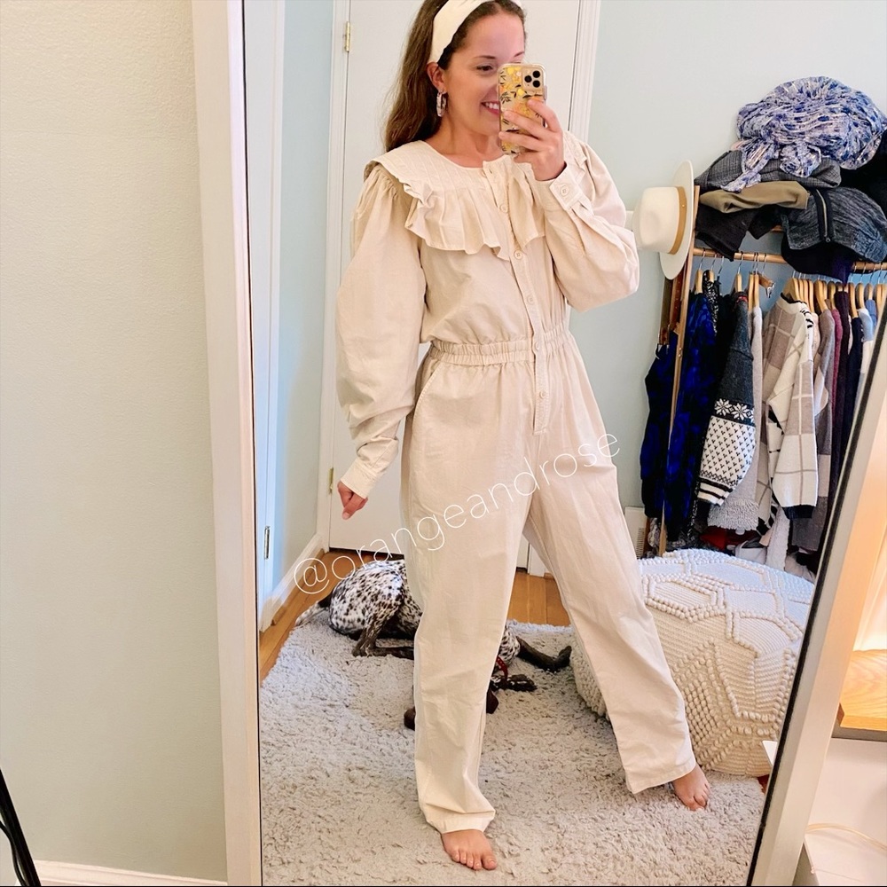 NEW Sea New York Tan Cream Heavy Jumpsuit